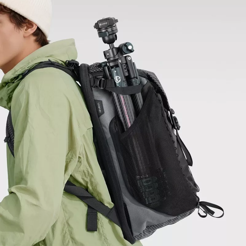 ULANZI BP10 Mochila para câmara expansível 25-28L para DSLR/sem espelho, drone, portátil de 16 polegadas, preta