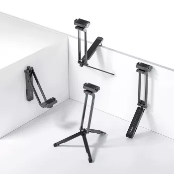 ULANZI MA70 Mini tripé magnético com pega para DJI Osmo Action 3/4/5 Pro, GoPro, Insta360, smartphones - preto