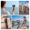 ULANZI MA70 Mini tripé magnético com pega para DJI Osmo Action 3/4/5 Pro, GoPro, Insta360, smartphones - preto