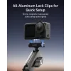TELESIN Magic Arm Suporte com braço mágico para DJI Osmo Action 5 Pro/4/3, Osmo 360, GoPro, Insta360 – S3-HBM-14-TDJ