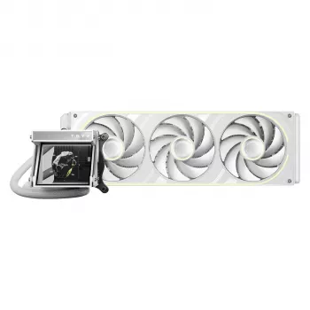 Refrigeração líquida AIO para CPU TRYX HOLO ARGB 360 branca