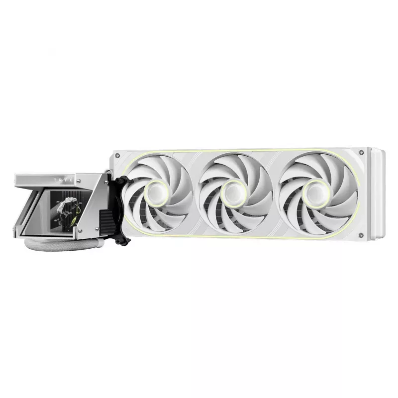 Refrigeração líquida AIO para CPU TRYX HOLO ARGB 360 branca