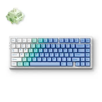 Teclado gaming mecânico tri-mode 75% MCHOSE G75-12A, gasket-mount, hot-swappable, RGB