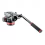 Cabeça de vídeo fluida Manfrotto MVH502AH com base plana, carga útil de 4 kg, base de 75 mm, preto