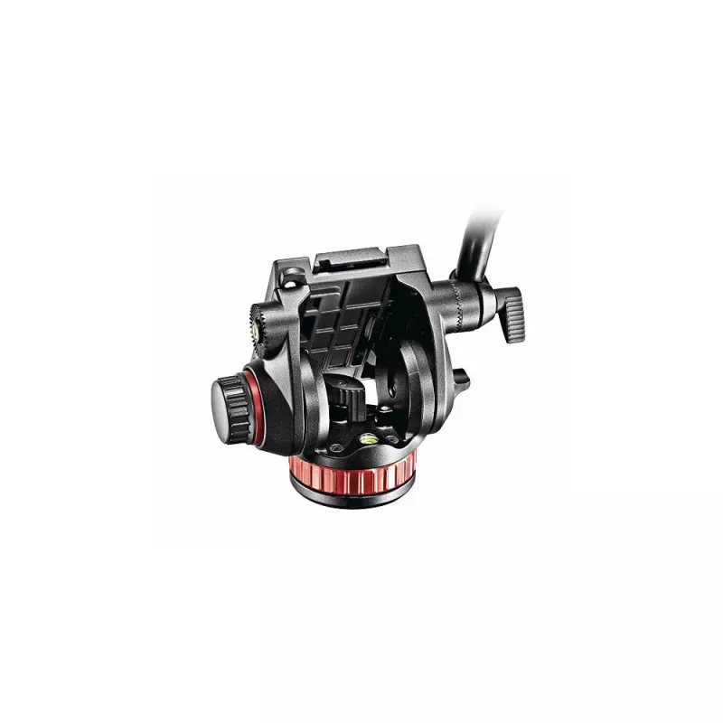 Cabeça de vídeo fluida Manfrotto MVH502AH com base plana, carga útil de 4 kg, base de 75 mm, preto