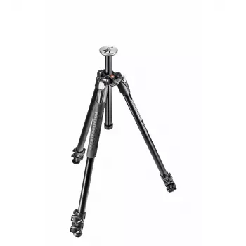 Tripé de alumínio Manfrotto 290 Xtra com pernas de 3 secções extensíveis, cabeça de 3 vias não incluída, preto, MT290XTA3