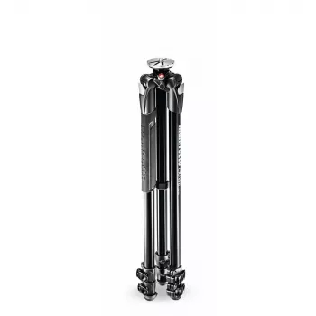 Tripé de alumínio Manfrotto 290 Xtra com pernas de 3 secções extensíveis, cabeça de 3 vias não incluída, preto, MT290XTA3