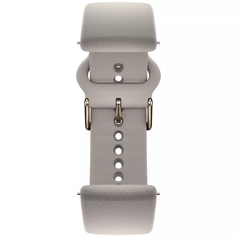 Pulseira de silicone Polar Ignite 3 20 mm S-L, Greige