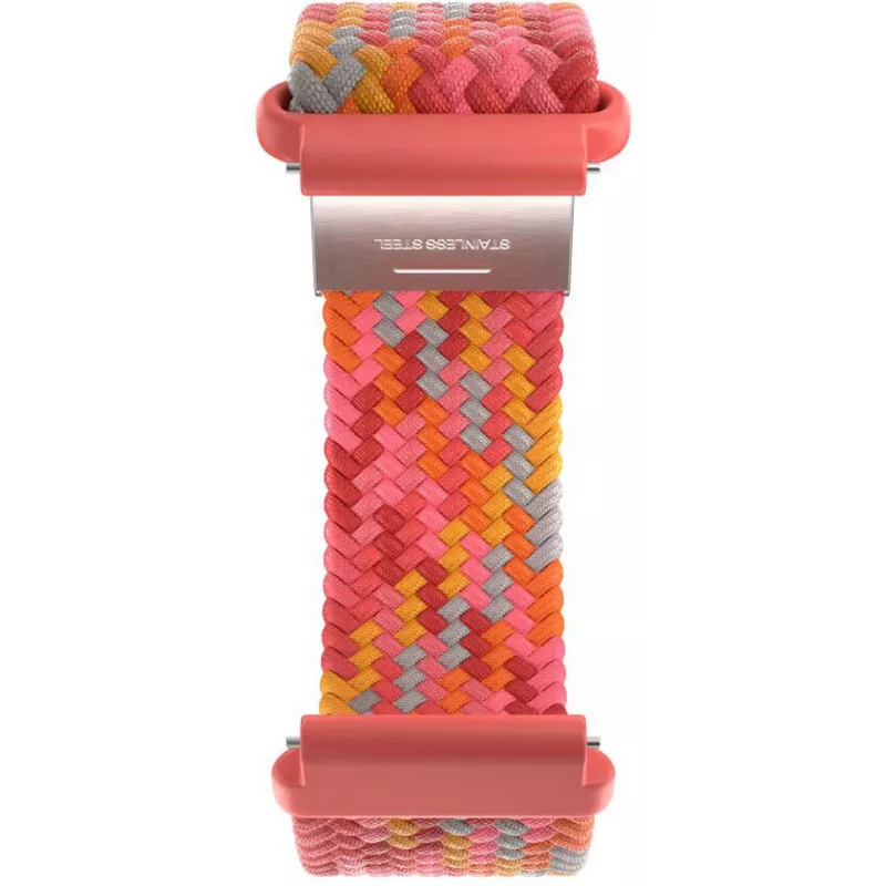 Polar bracelete de relógio 20 mm S/L, vermelho entrançado (910111831)
