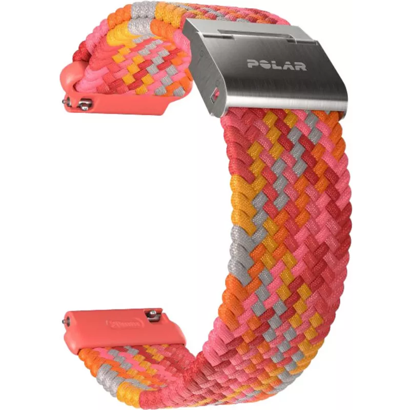 Polar bracelete de relógio 20 mm S/L, vermelho entrançado (910111831)