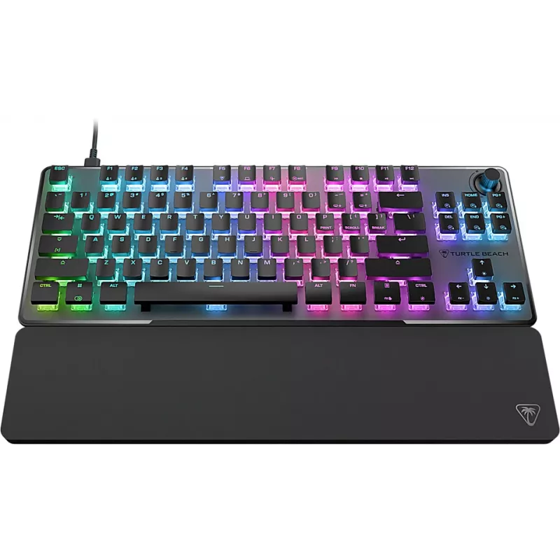 Teclado de gaming mecânico Turtle Beach Vulcan II TKL Pro, preto, switches lineares, layout US