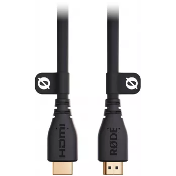 RODE HDMICABLE3M cabo HDMI High-Speed de 3m com Ethernet, 4K 60Hz, HDR, 18Gbps, banhado a ouro