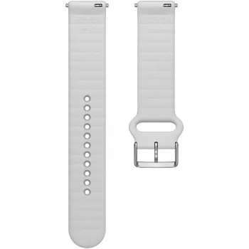 Pulseira de silicone Polar Ignite 3 20 mm S-L, Branco