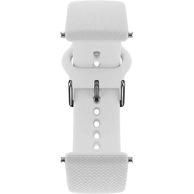 Pulseira de silicone Polar Ignite 3 20 mm S-L, Branco