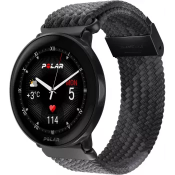 Polar Ignite 3 S-L, preto/preto entrançado (900111828)