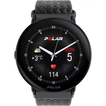 Polar Ignite 3 S-L, preto/preto entrançado (900111828)