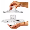 OXO Good Grips 11262700 Centrifugadora de saladas em vidro 2 em 1, transparente