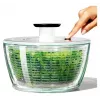 OXO Good Grips 11262700 Centrifugadora de saladas em vidro 2 em 1, transparente