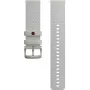 Polar Woven bracelete de relógio 22 mm S/L, cinzento/alperce (910108909)