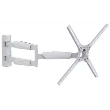 Suporte de parede para TV Barkan BM343XLW Full Motion para ecrãs de 13-65 polegadas, 36 kg, branco