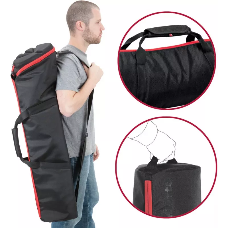 Bolsa acolchoada para tripé Manfrotto MB MBAG90PN 90 cm, preta