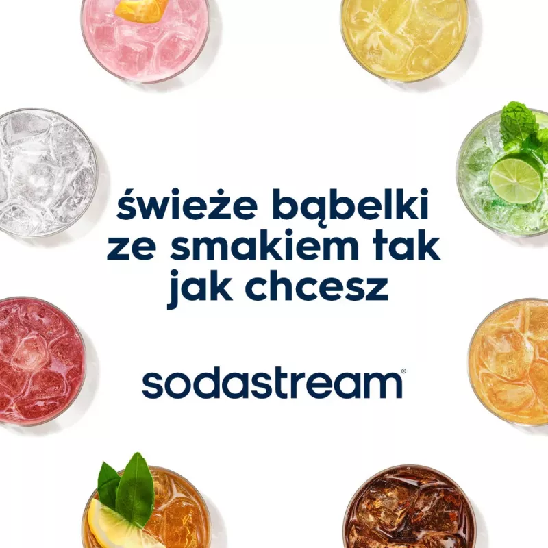 Garrafa de água com gás SodaStream Fizz&Go Easy Mix 700 ml sabor menta