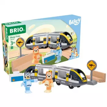 RAVENSBURGER World - Conjunto de comboio de brincar Bluey Travel Train