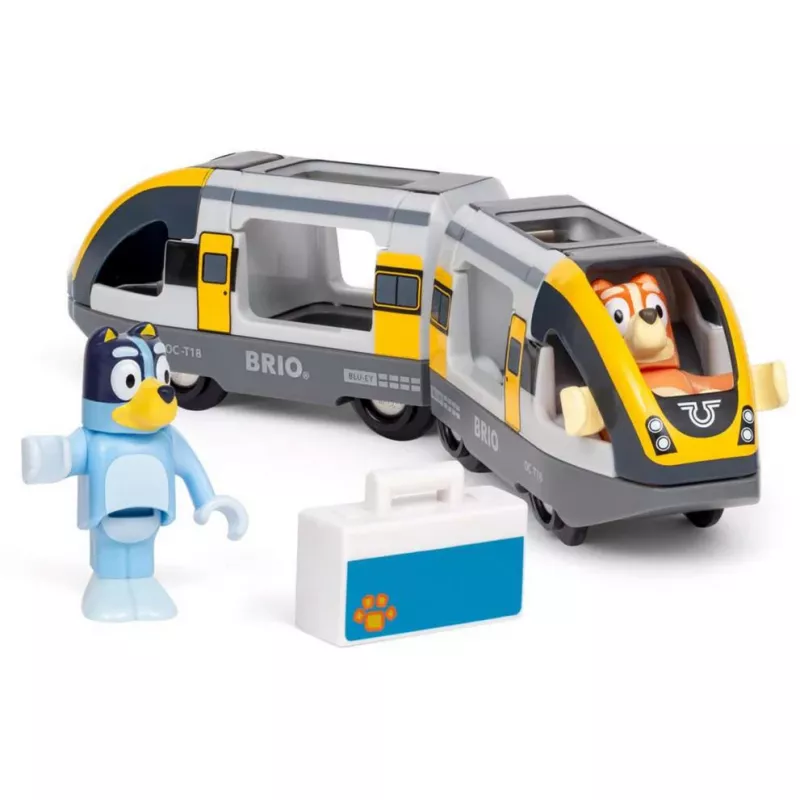 RAVENSBURGER World - Conjunto de comboio de brincar Bluey Travel Train