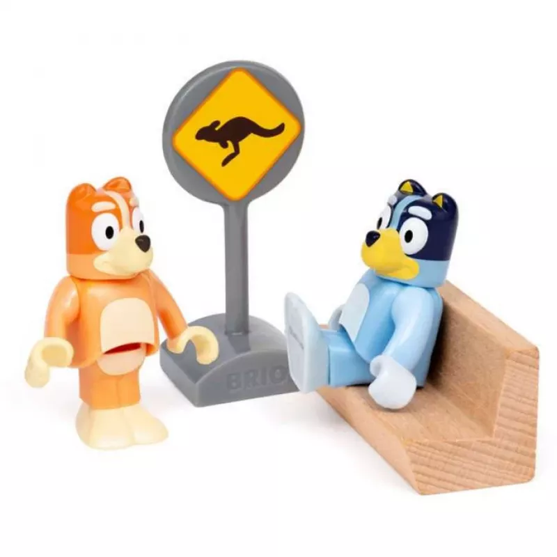 RAVENSBURGER World - Conjunto de comboio de brincar Bluey Travel Train