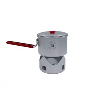 Conjunto de cozinha com fogareiro a álcool ultraleve Trangia Micro Light Kit