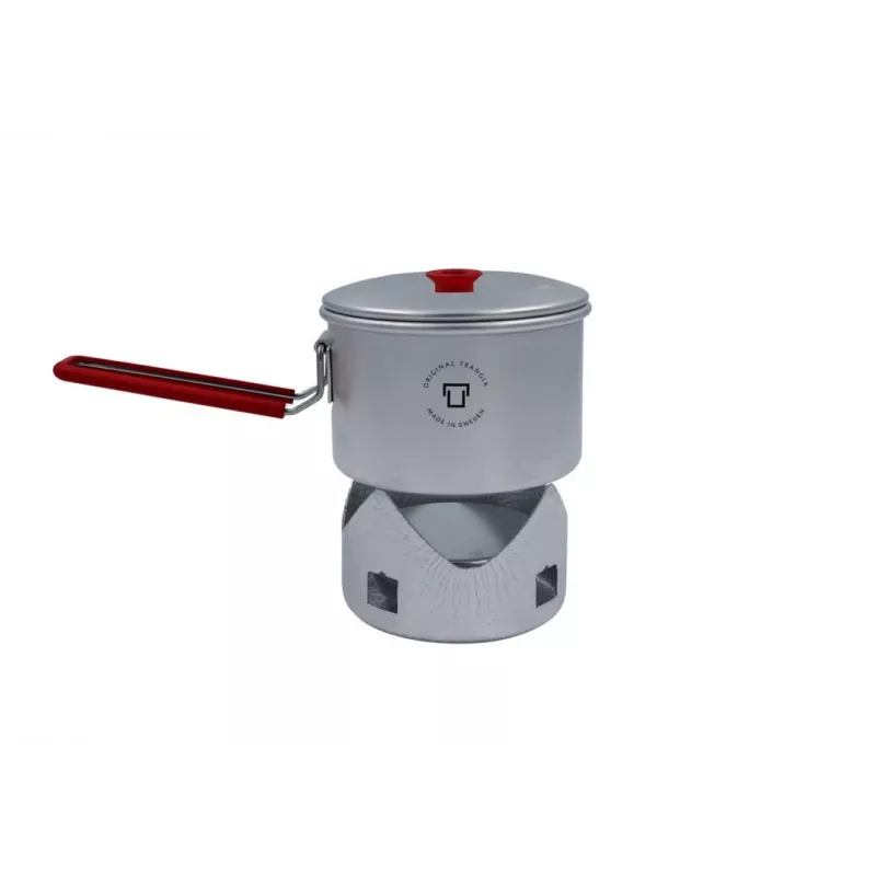 Conjunto de cozinha com fogareiro a álcool ultraleve Trangia Micro Light Kit