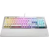 Teclado mecânico de gaming Turtle Beach Vulcan II, branco ártico, interruptores óticos lineares, layout US
