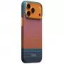 Capa PITAKA Edge California Dream 04 Sunset para iPhone 17 Pro Max – parte traseira ultrafina em fibra de aramida com MagSafe