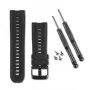 Garmin QuickFit 26 bracelete para tactix, Fenix 7X, Enduro, Descent Mk2 - preto silicone