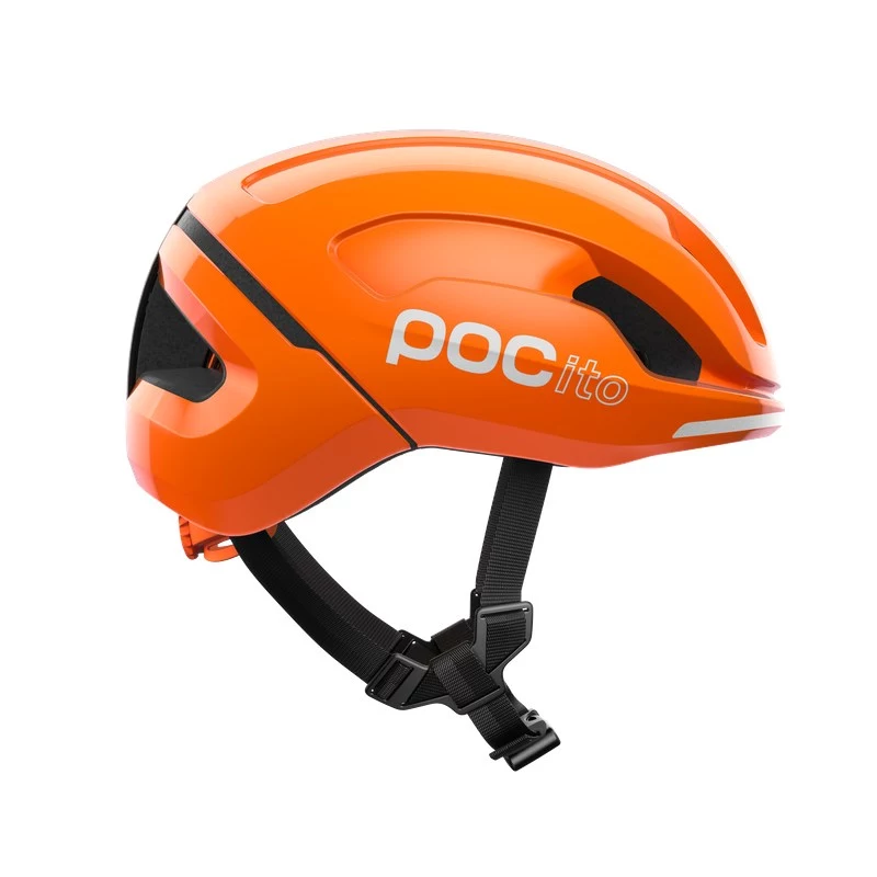 POC POCito Omne MIPS capacete de ciclismo criança - laranja fluorescente - pequeno (51-54 cm)