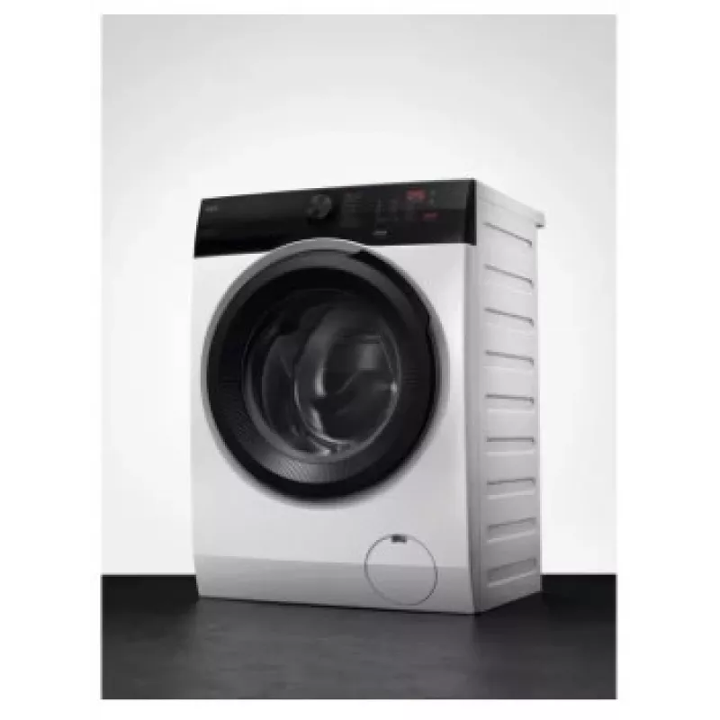 Máquina de lavar roupa de carregamento frontal independente AEG LFR6D944E 9kg 1400 rpm, branca, motor ÖKOInverter, tecnologia ProSense e SoftPlus