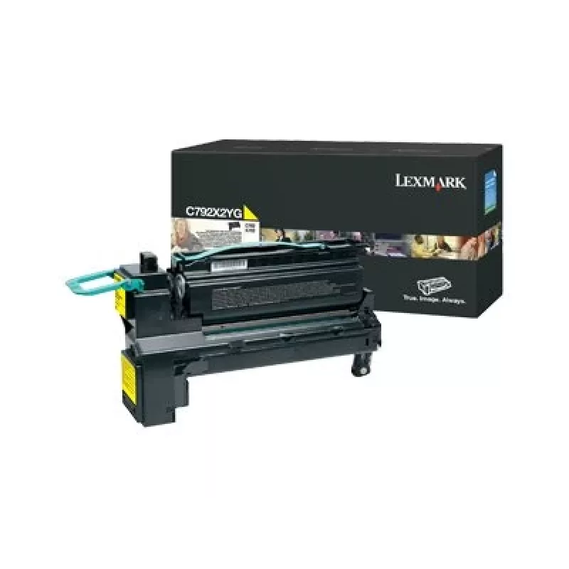 Lexmark C792X2YG cartucho de toner amarelo de rendimento extra alto
