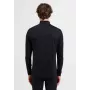 Odlo Merino 200 BL Top gola alta LS meio fecho - preto - XL