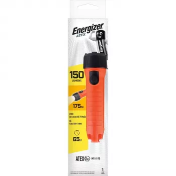 Lanterna Energizer Mine Safety ATEX 2D - LED de segurança intrínseca, 150 lúmenes, amarelo