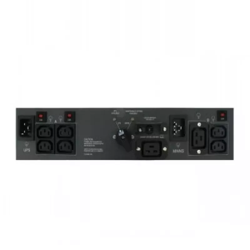ABB PowerValue 11 RT Bypass PDU 16A - unidade de distribuição de energia rackmount 1U com bypass manual, 1x C19 e 4x saídas C13, entrada IEC C20