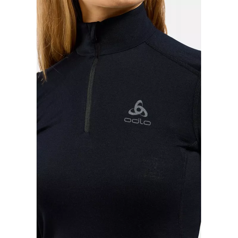 Camisola térmica ODLO Merino 200 mulher - preto, XS