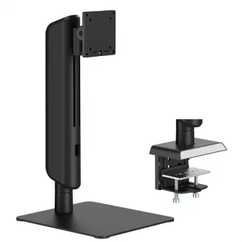 VALUE Braço LCD autónomo de alta resistência, ajustável em altura, até 49", 18 kg, preto
