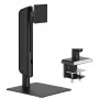 VALUE Braço LCD autónomo de alta resistência, ajustável em altura, até 49", 18 kg, preto