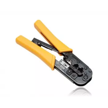 Alicate de cravar modular Fluke alicate de descarnar alicate de corte para cablagem de voz e dados RJ45 RJ12 RJ11 RJ22