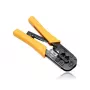 Alicate de cravar modular Fluke alicate de descarnar alicate de corte para cablagem de voz e dados RJ45 RJ12 RJ11 RJ22