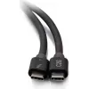 Cabo C2G 2,5 pés Thunderbolt 4 USB-C - 40Gbps, 100W PD, 8K, preto