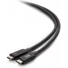 Cabo C2G 2,5 pés Thunderbolt 4 USB-C - 40Gbps, 100W PD, 8K, preto