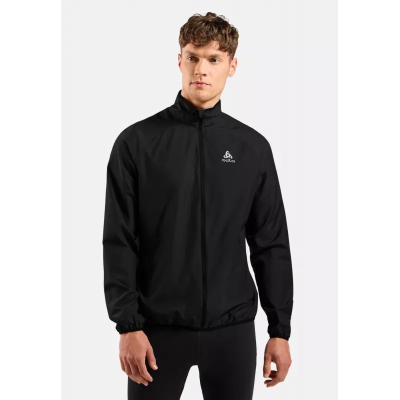 Casaco de corrida Odlo Essential Light homem preto M