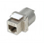 Intellinet 167222 Cat6 FTP RJ45 Keystone Jack, sem ferramentas, blindado, liga de zinco