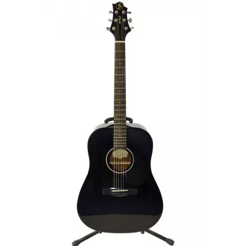 Guitarra acústica dreadnought Samick D-1 BK - preto